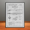 1957 Chevy Nomad Rocket Bullet Hood Ornament Patent Print - Unframed