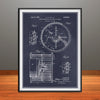 1957 Lennox Blower Construction Patent Print - Unframed