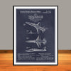 1957 North American F-100 Super-Sabre Patent Print - Unframed