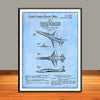 1957 North American F-100 Super-Sabre Patent Print - Unframed