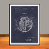 1957 Satellite Structure Sputnik Patent Print - UNFRAMED