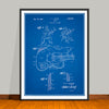 1958 Fender Stratocaster Electric Guitar Patent Print - UNFRAMED