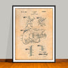 1958 Fender Stratocaster Electric Guitar Patent Print - UNFRAMED