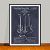 1958 Fender Electric Guitar Patent Print - Unframed
