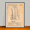 1958 Fender Electric Guitar Patent Print - Unframed
