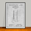 1958 Gibson Flying V Patent Print - Unframed