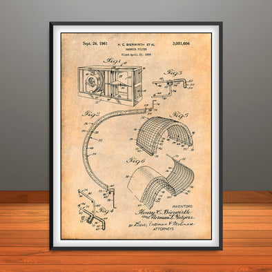 1958 Lennox Hammock Filter Patent Print - Unframed