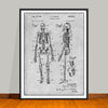 1959 Anatomical Skeleton Patent Print - UNFRAMED