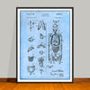 1959 Anatomical Skeleton Patent Print - UNFRAMED