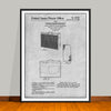 1959 Fender Amplifier and Loudspeaker Patent Print - UNFRAMED