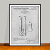 1959 Fender Bass Guitar Patent Print - UNFRAMED