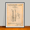 1959 Fender Bass Guitar Patent Print - UNFRAMED