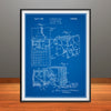 1959 Lennox Oil-Fired Furnace Patent Print - Unframed