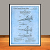 1959 Lockheed F104 Starfighter Patent Print - UNFRAMED