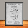 1959 Lockheed F104 Starfighter Patent Print - UNFRAMED