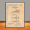 1959 Lockheed F104 Starfighter Patent Print - UNFRAMED