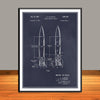 1959 Wernher Von Braun Rocket Propelled Missile Patent Print - UNFRAMED