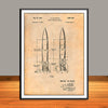 1959 Wernher Von Braun Rocket Propelled Missile Patent Print - UNFRAMED