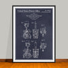 1960 Mr. Machine Mechanical Toy Robot Patent Print - UNFRAMED