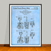 1960 Mr. Machine Mechanical Toy Robot Patent Print - UNFRAMED