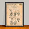 1960 Mr. Machine Mechanical Toy Robot Patent Print - UNFRAMED