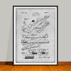 1960 Wham-O Slip 'N Slide Patent Print - UNFRAMED