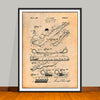 1960 Wham-O Slip 'N Slide Patent Print - UNFRAMED