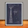 1961 Seattle Space Needle Patent Print - UNFRAMED