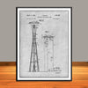 1961 Seattle Space Needle Patent Print - UNFRAMED