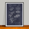 1961 Toy Building Blocks Patent Print - UNFRAMED