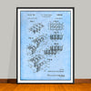 1961 Toy Building Blocks Patent Print - UNFRAMED