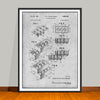 1961 Toy Building Blocks Patent Print - UNFRAMED