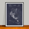 1961 Bowditch Radio Telescope Patent Print - Unframed