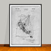 1961 Bowditch Radio Telescope Patent Print - Unframed