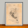 1961 Bowditch Radio Telescope Patent Print - Unframed