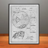 1961 Geodesic Structures Buckminster Fuller Patent Print - Unframed