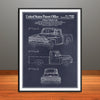 1961 to 1968 International C Series Patent Print - Unframed