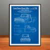 1961 to 1968 International C Series Patent Print - Unframed