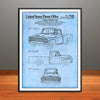 1961 to 1968 International C Series Patent Print - Unframed