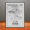 1961 to 1968 International C Series Patent Print - Unframed