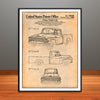 1961 to 1968 International C Series Patent Print - Unframed