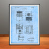 1962 Trane Air Conditioner Patent Print - Unframed