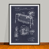 1963 Fender Steel Guitar Patent Print - Unframed