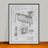 1963 Fender Steel Guitar Patent Print - Unframed