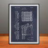 1963 Trane Hot Air Furnace Patent Print - Unframed
