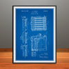 1963 Trane Hot Air Furnace Patent Print - Unframed