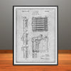 1963 Trane Hot Air Furnace Patent Print - Unframed