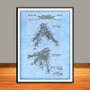 1963 NASA Lunar Landing Vehicle Patent Print - UNFRAMED