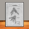 1963 NASA Lunar Landing Vehicle Patent Print - UNFRAMED