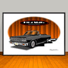1964 Chevelle Malibu SS Convertible Muscle Car Art Print - 13" X 19" UNFRAMED